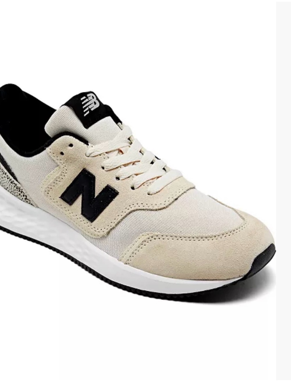 New Balance Leopard Women's Beige and Black Athletic Sneakers